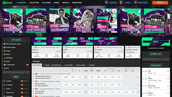 Betting missions progress