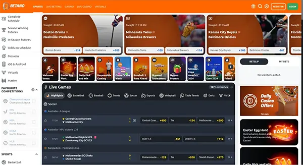 Sports betting offers